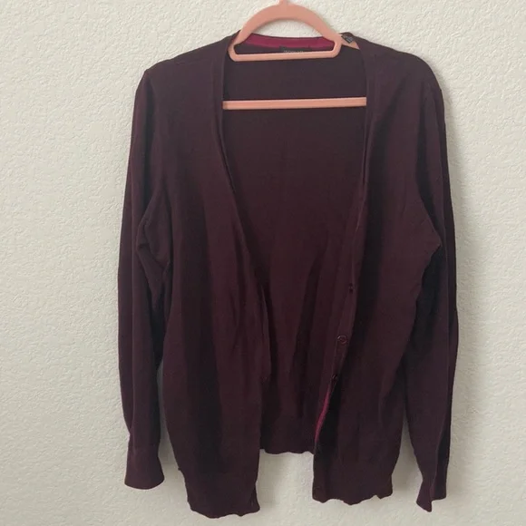 burgundy and gold dress plus size Burgundy Open-Front Lounge Cardigan – Women's Lightweight Layer – Make  Yourself Look Good main image 1